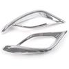 Car Accessories Fit For Toyota Highlander 2020 2021 2022 2023 2024 2025 Exterior Decoration Rear Fog Light Lamp Frame Cover Trim (Glossy Chrome
