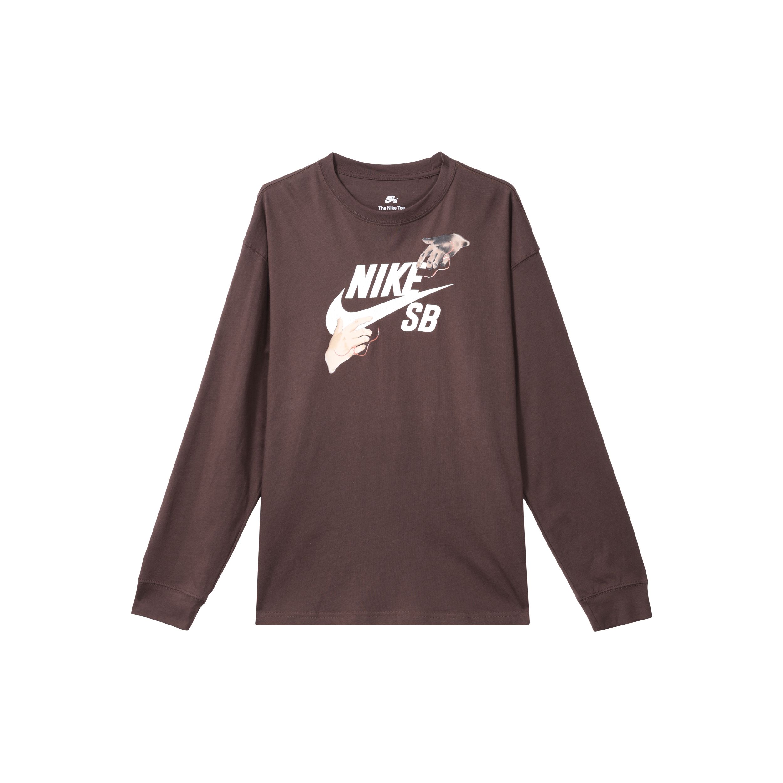 Nike Sportswear Long Sleeve Knit Top Brown FQ7682-227 XL
