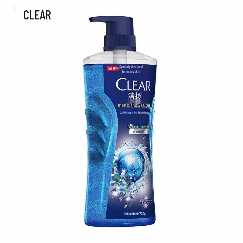 Clear Men's Cooling Shower Gel