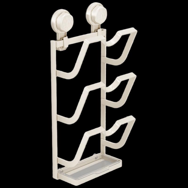 Zunwei Suction Cup Wall-Mounted Kitchen Pot Lid Holder