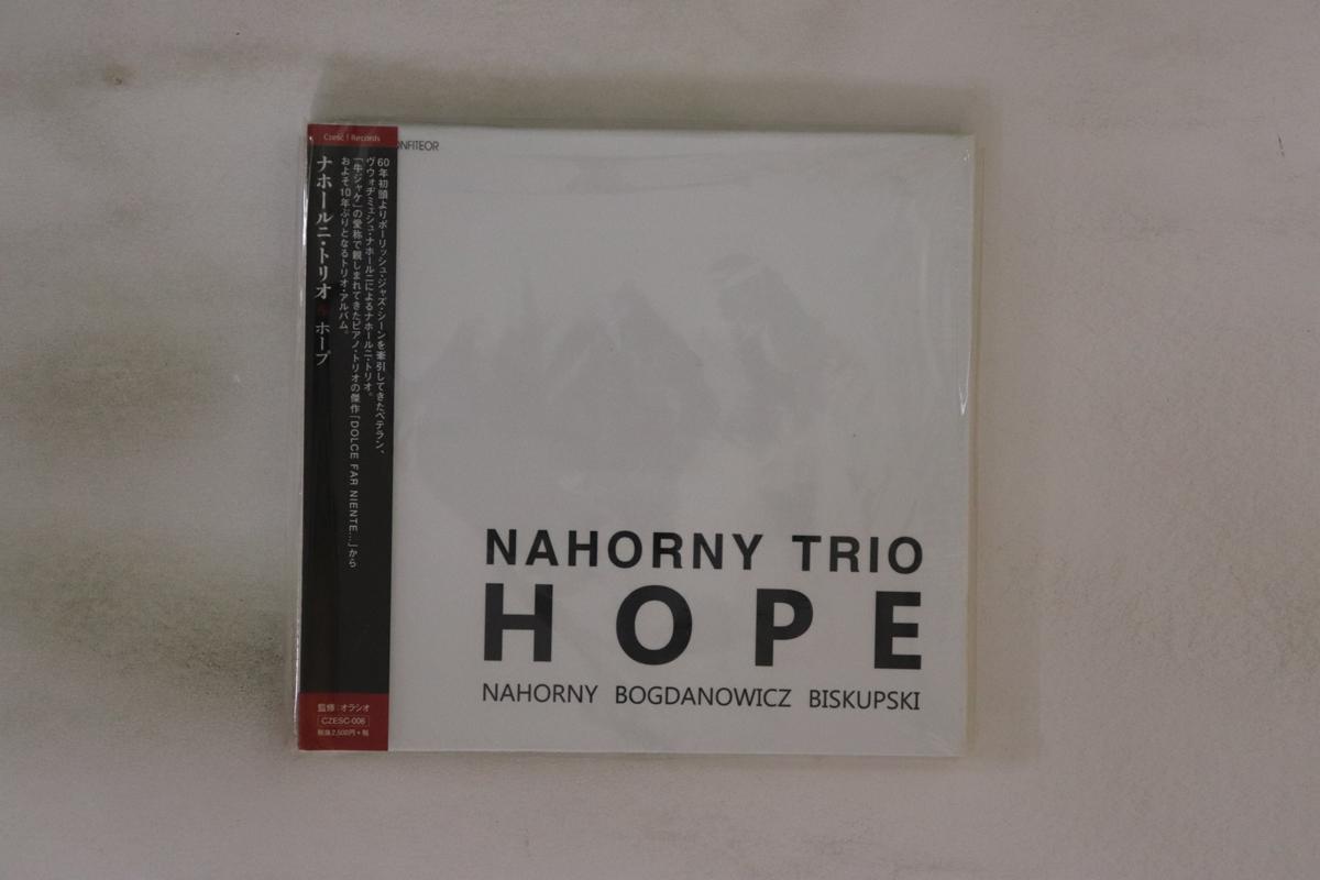 

CD NAHORNY TRIO Hope CZESC006 CONFITEOR 2014 Japan Obi Jazz Used