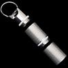 Portable Waterproof Box Bottle Holder Titanium Keychain Seal Dispenser for Hiking, Camping, Travel,