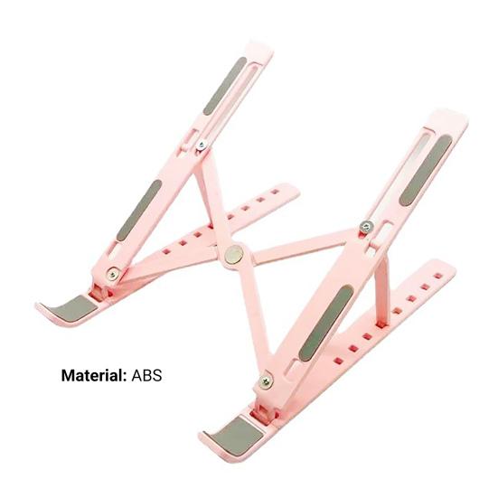 Laptop Holder Foldable Heat Dissipation Portable Non-slip Convenient Notebook Desk Stand for Home