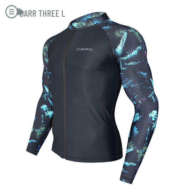 Men's Full Body Long Sleeve Quick-Dry Sun Protection Surfing & Diving Swimsuit