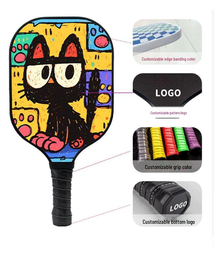 T700 Matte Carbon Fiber 16mm Pickleball Paddle - Lightweight, Professional Competition Style