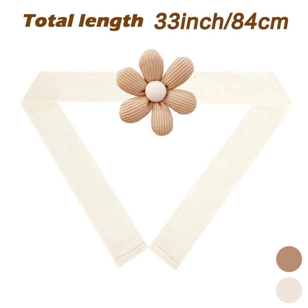 2pcs Modern Polyester Curtain Tiebacks, Adjustable No-Drill 3D Cartoon Animal Design, Creative Window Drapery Holdbacks for Living Room Decor