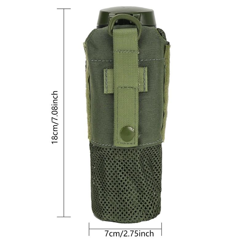 Taktische Wasserflaschen-Taschen Verstellbare Wasserkocher-Hüfttasche Tragbarer Reise-Wasserkocher-Taschenhalter für Jagd Wandern
