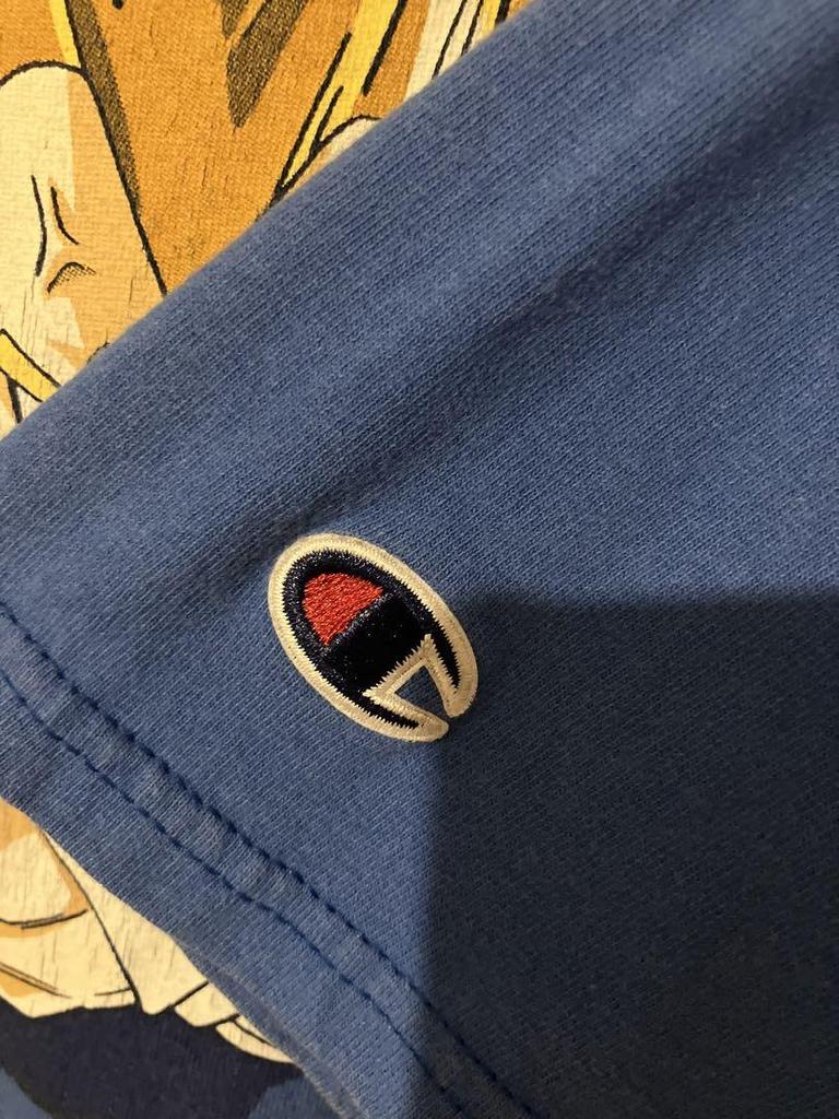 [USED] Hugely Reduced Price! Rare! Champion Collaboration! Dragon Ball Vegeta T-Shirt