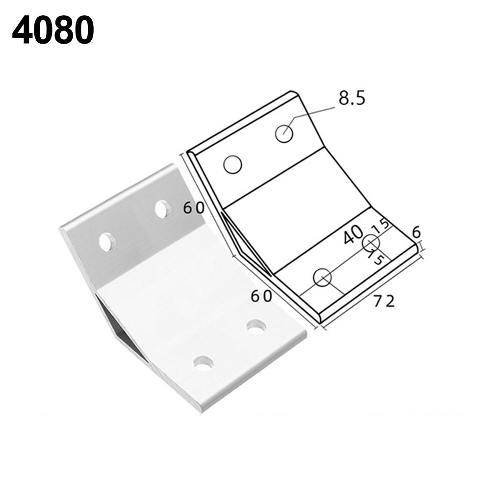 

Connection Joint 135 Degree Angle Bracket Aluminum Bracket 2020/3030/4040 Series Easy To Use High Hardness For 135 Degree Angle