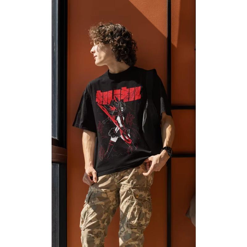 Trend Summer 2025 Cosplay Neutral Kill La Kill Ryuko Ryuko, Anime Ryuko Matoi Senketsu T-Shirt Soft Tee Kill La T Shirts for Men