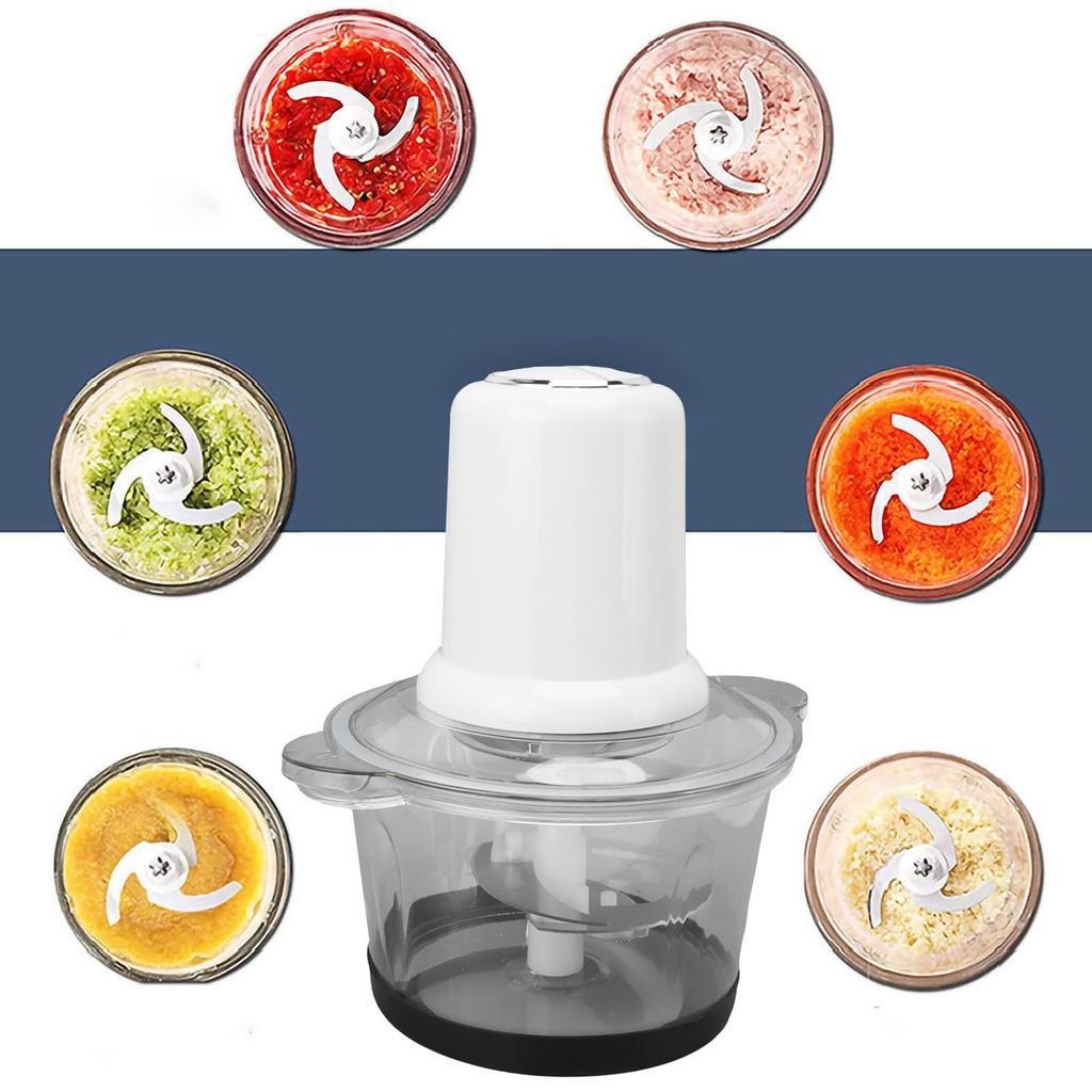 Electric Mt Chopper 350W 2L Quick Chopping Mixing Small Food Grinder Processor for Vegetables Garlic