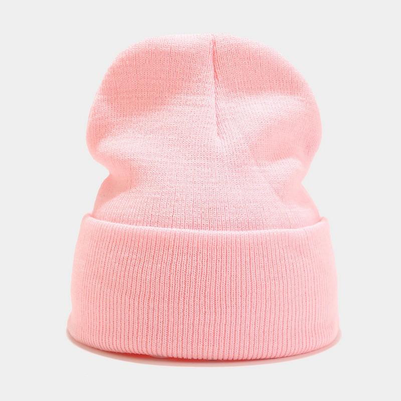 70g Solid Knit Beanie Oversized Cuffed Slouch Hat Men Women Winter Warm Skateboard Hip Hop