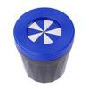 Mini Car Trash Can Desktop Garbage Bin with Cleaning Brush Suction Cup for Vehicles Home Office