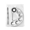 Stainless Steel Nail Art & Makeup Mixing Palette