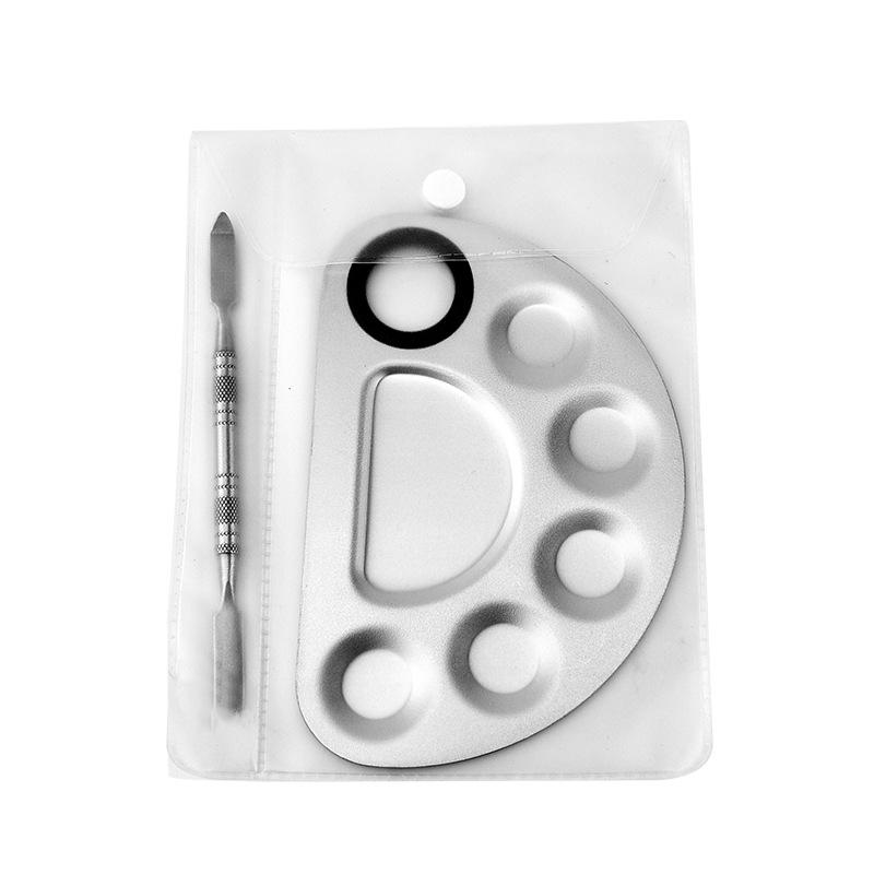 Stainless Steel Nail Art & Makeup Mixing Palette