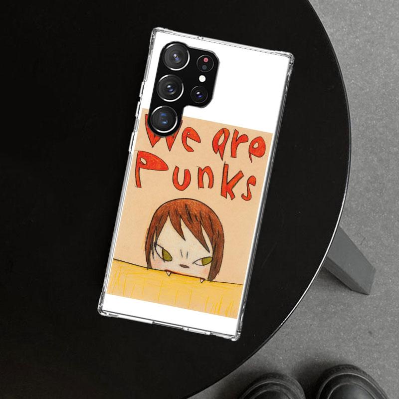 Y-Yoshitomo Nara Phone Case Cover for Samsung Galaxy S26 S25 Edge S24 S23 Ultra S22 Plus S21 FE S20 + Art Customized Fundas Gala