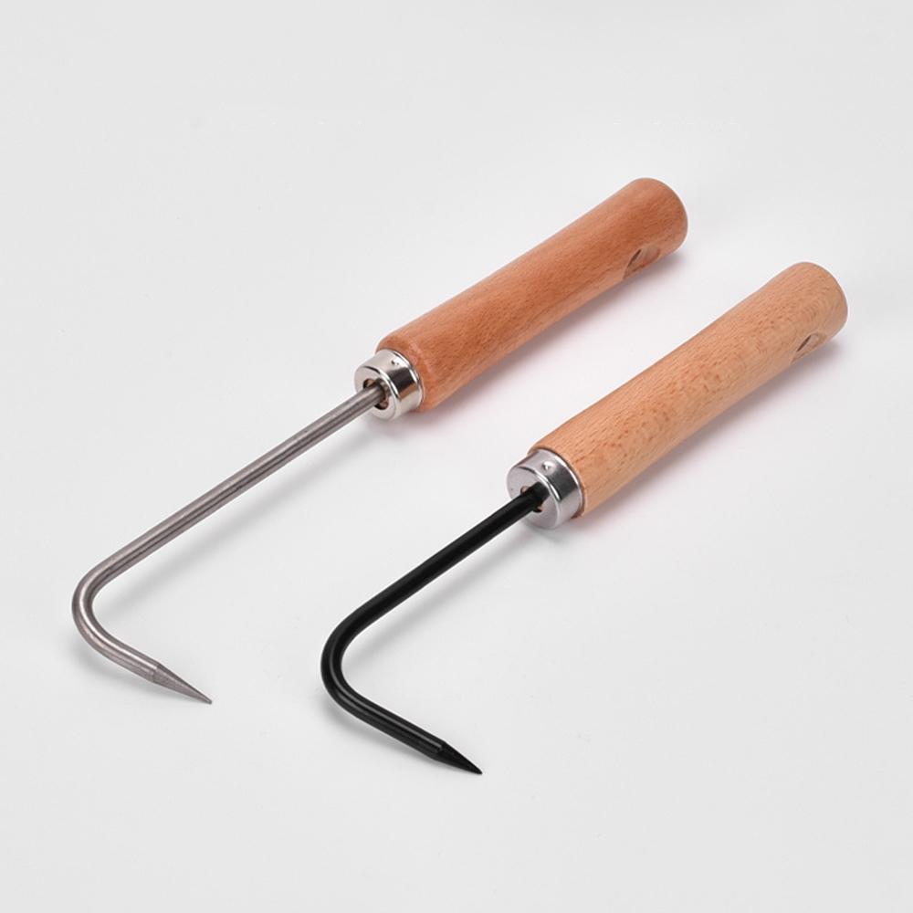 1 buc Cârlig Negru din Oțel Inoxidabil Cârlig cu O Singură Gheară Instrument de Slăbit Rădăcini Cârlig pentru Rădăcini Instrument de Grădinărit Întreținere Bonsai la Ghiveci