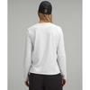 Lululemon Organic Cotton Crewneck Long Sleeve Shirt Heathered Core Ultra Light Grey