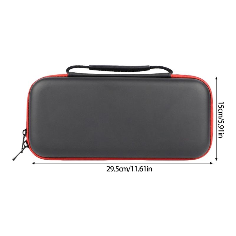 Game Console PU Bag Scratchproof Storage Box for NS2 Protector Case with Card Slot & Pocket Travel Carrying Pouch