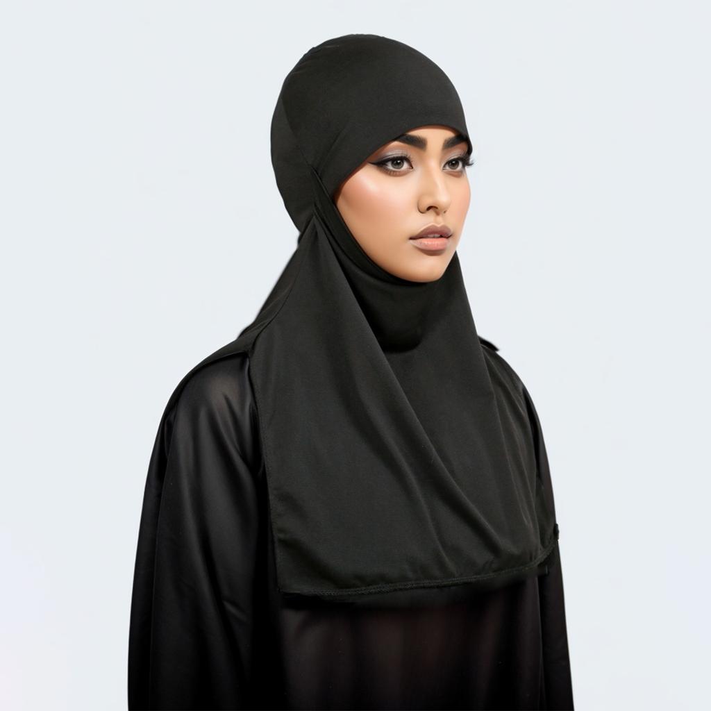 Face Cover Muslim Woman Hijab Solid Pinless Arab Headscarf Turban Islam Shawls And Wraps Plain Instant Woman Hijabs