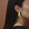 Retro Geometric Spiral Earrings: Simple, Exaggerated Design, Light Luxury, European & American Style.