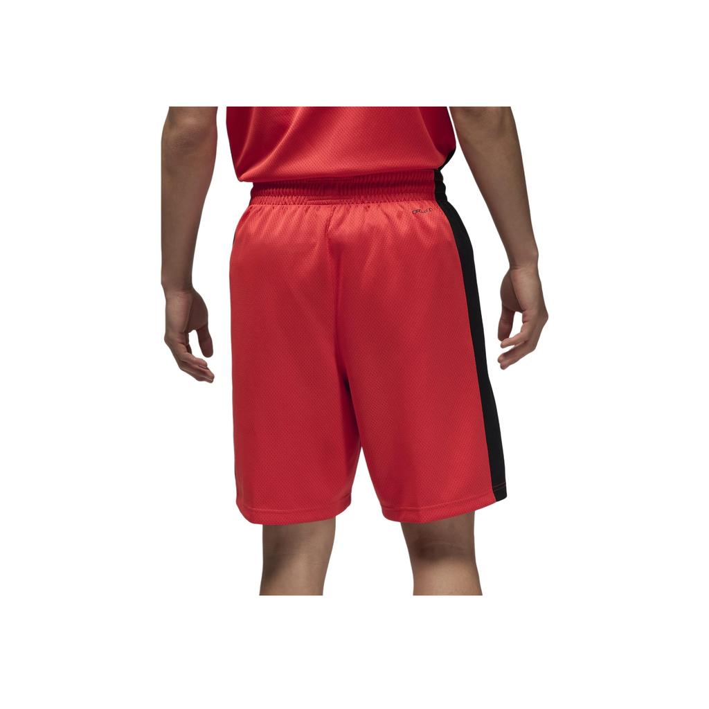 Nike Lightweight Knitted Breathable Basketball Shorts Men Shorts Chile-Red Black FQ0393-673