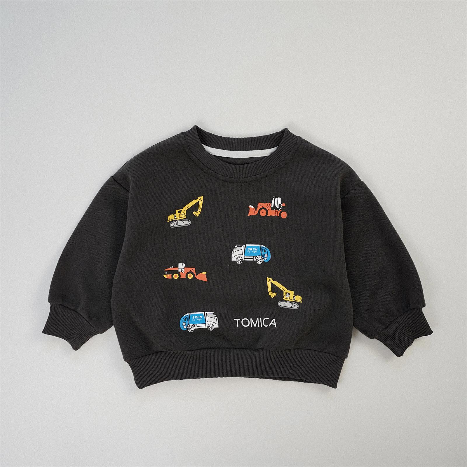 

Boys Japanese-Style Color Block Hoodie, Soft Long-Sleeve for Kids - 2025 Autumn Collection Size 90