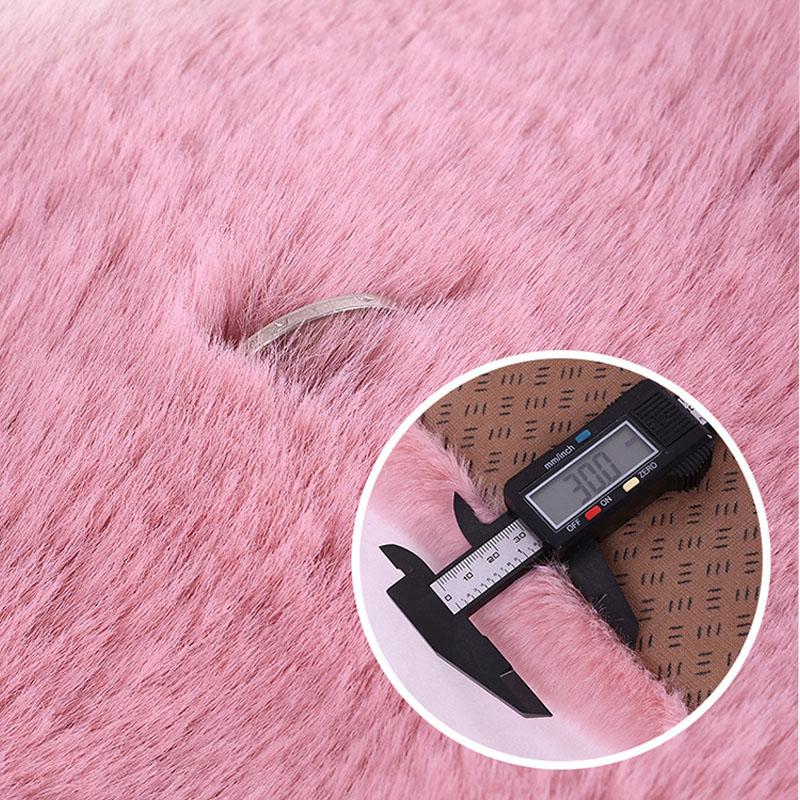 Winter Plush Rabbit Covers Car Seats Cushion Universal Keep Warm Ultra-Soft Auto Chair Protector Pad Car Interior Accessories