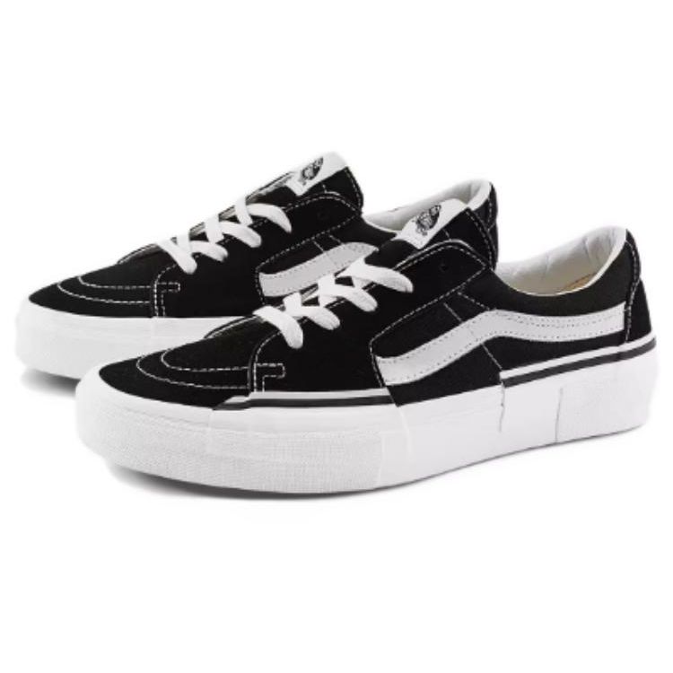 Vans Sk8-Low Rearrange - Black White Unisex Sneakers VN000CRNBA2