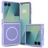Smoke Case for Samsung Galaxy Z Flip 8, Skin Touch, for MagSafe, Purple