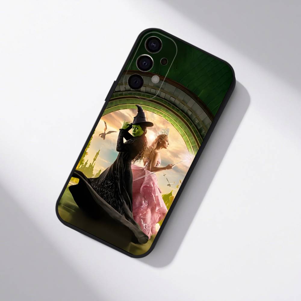 

W-Wicked Musical Green Pink Phone Case For Samsung S25,S24,S21,S22,S23,S30,Ultra,S20,Plus,Fe,Lite,5G Black Cover Samsung S25ULTRA