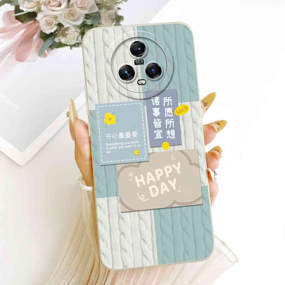 Cartoon For Honor Magic5 5G PGT-AN00 Case Cute Design Print Silicone Back Cover For Honor magic 5 PGT-N09 Phone Cases Fundas