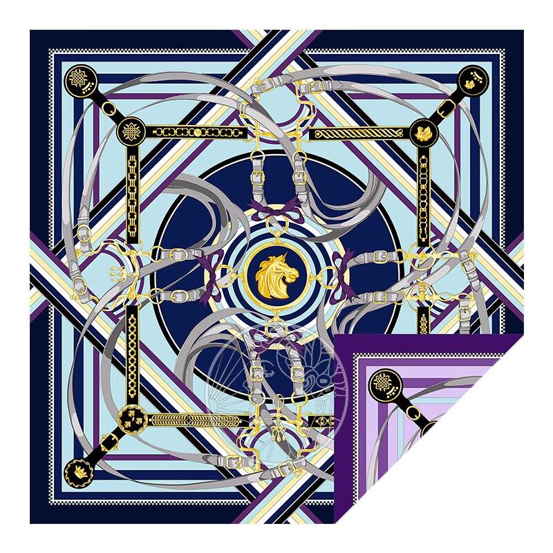 ITARORA Aurora Wool Silk Blend Large Square Scarf