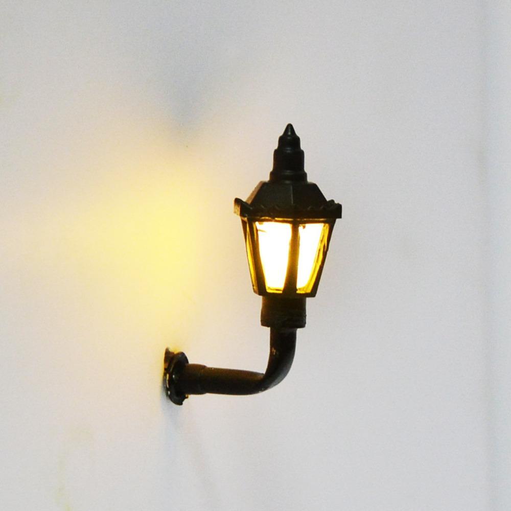 

Масштабная модель, имитация уличного фонаря, модель декора, материал, мини-кукольный домик, световая игрушка, игрушечная мебель