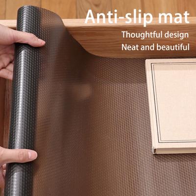 Drawer Mat Non-Slip Cut Freely Reusable Waterproof Flexible Resist Stain EVA Non-Adhesive Oil-Proof Kitchen Cabinet Shelf Liner Mat for Home