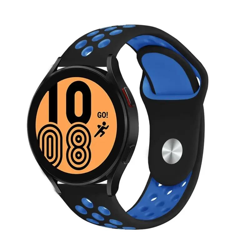 Classic 20mm 22mm Strap for Samsung Galaxy Watch 6 4 Classic 5 Pro 45mm 44mm 40mm 47mm 43mm Sport Silicone For Huawei 4 gt-2-3-Pro