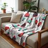Winding Stream Anime Cartoon Flannel Blanket Soft Warm Throw for Bedroom Sofa Car Kids Holiday Gift