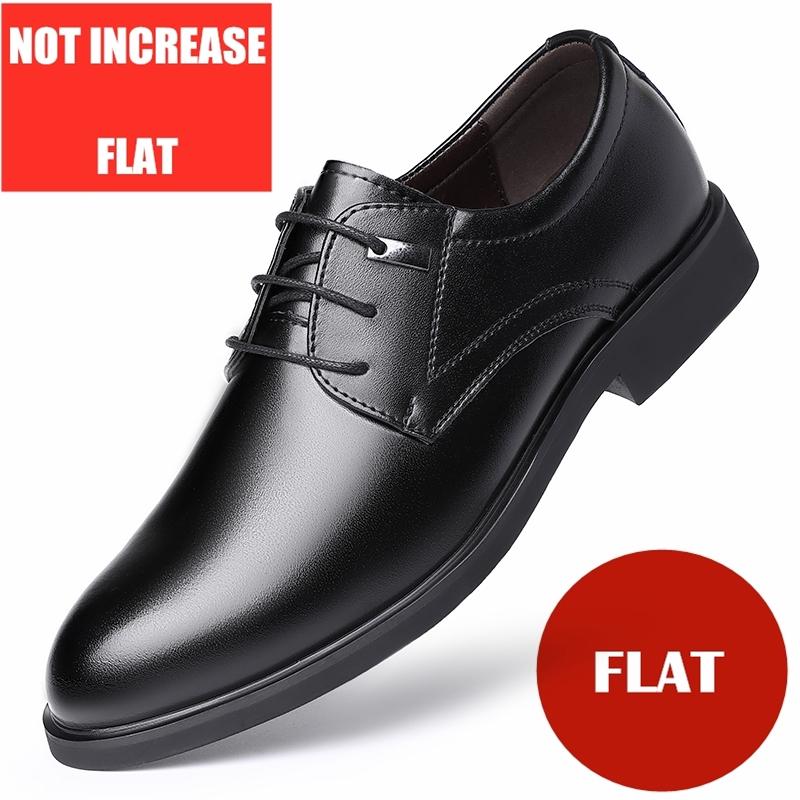 

Туфли на плоской подошве/5 см на платформе Мужские туфли-оксфорды из черной мягкой кожи Мужские туфли для увеличения роста Формальные туфли Повседневные деловые мужские туфли Оксфорды Туфли для костюма 40