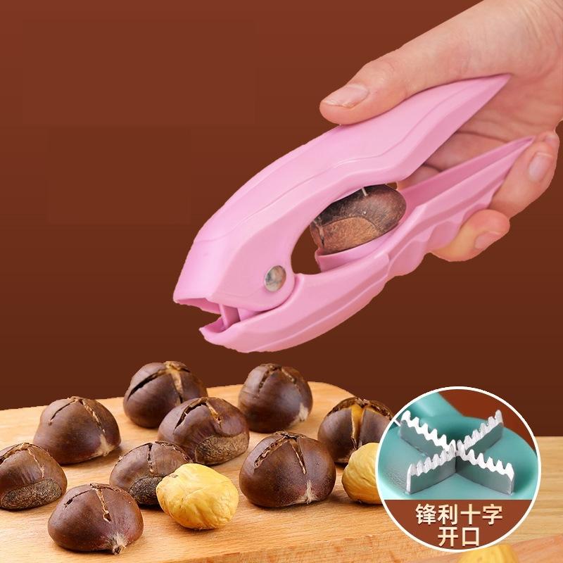 Otvírák na vlašské ořechy a kaštany Univerzální otvírák na vlašské ořechy a lískové ořechy Kleště Křížový zubový nůž Velikost Domácí nástroj na louskání Kuchyňské potřeby