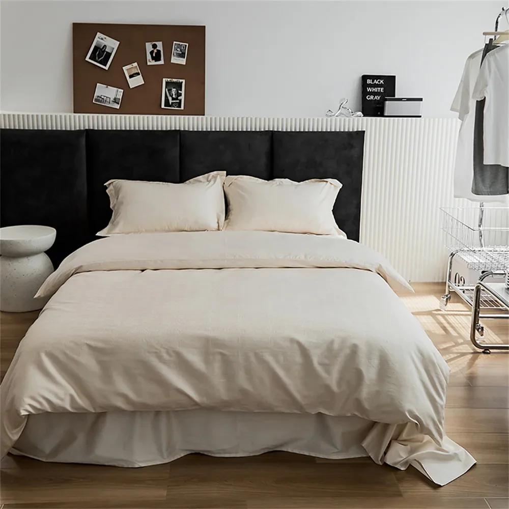 Svetanya Bed Lines Stripes Duvet Cover Set Cotton Jacquard Queen King Size Bedding Set Sheet Pillow Cases Twin Flat Sheet