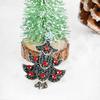 Crystal Christmas Tree Brooch Full Diamond Breastpin Christmas Gift Decoration for Women