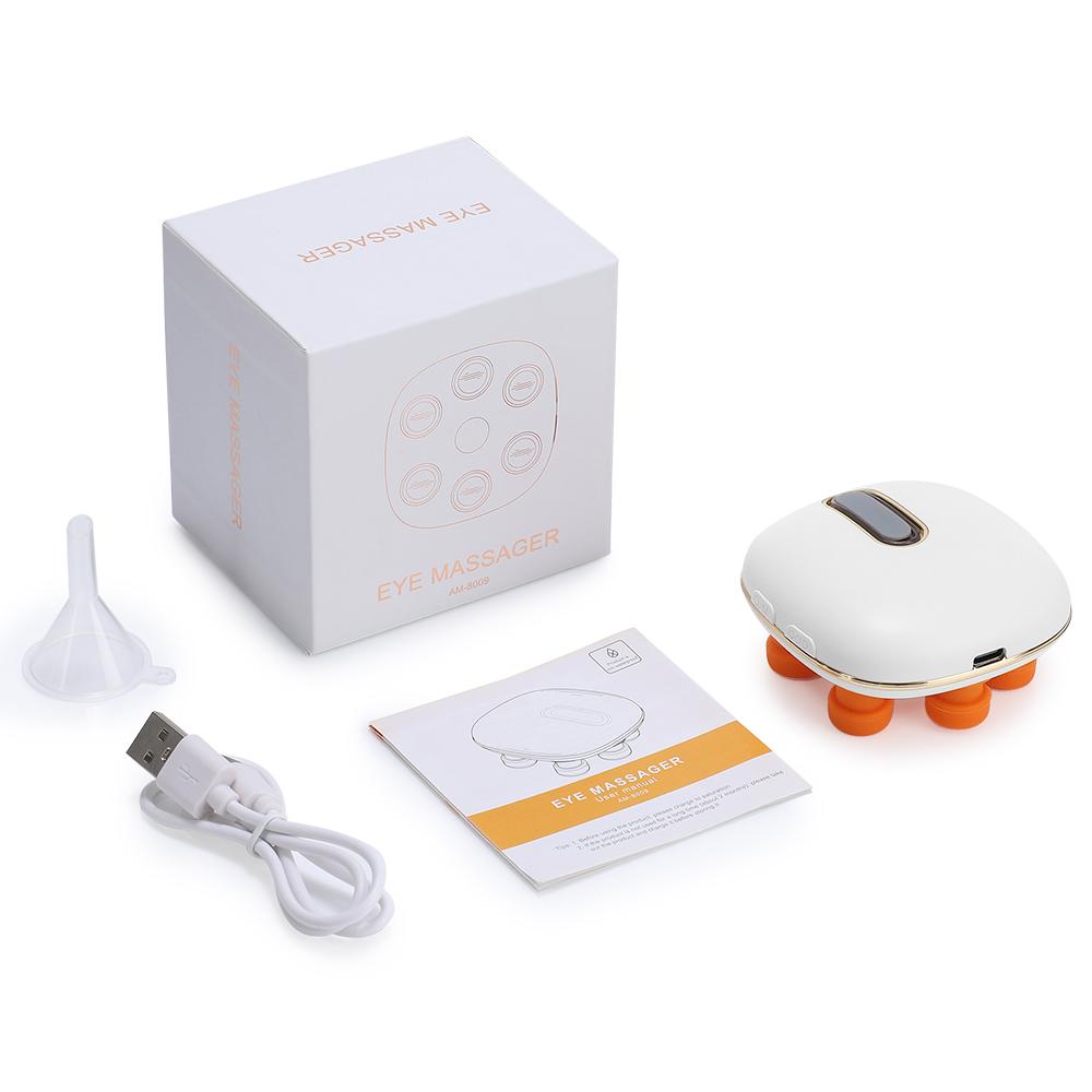 Electric Nano Steam Eye Massager 3 Modes Vibratory Atomization Rechargeable Portable Eye Moisturizing Spray Reduces Eye Fatigue