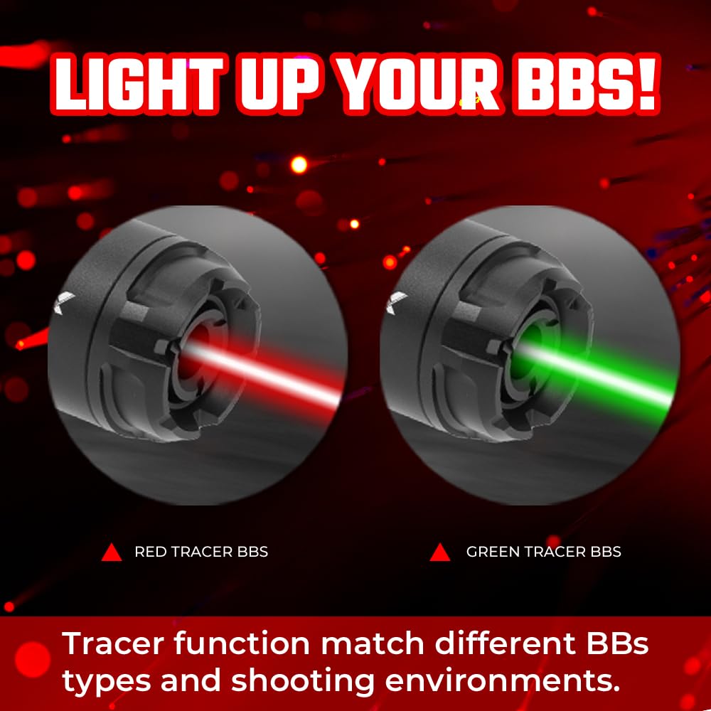 ACETECH 14mm CCW Negative Thread LED Light Effect for Predator X