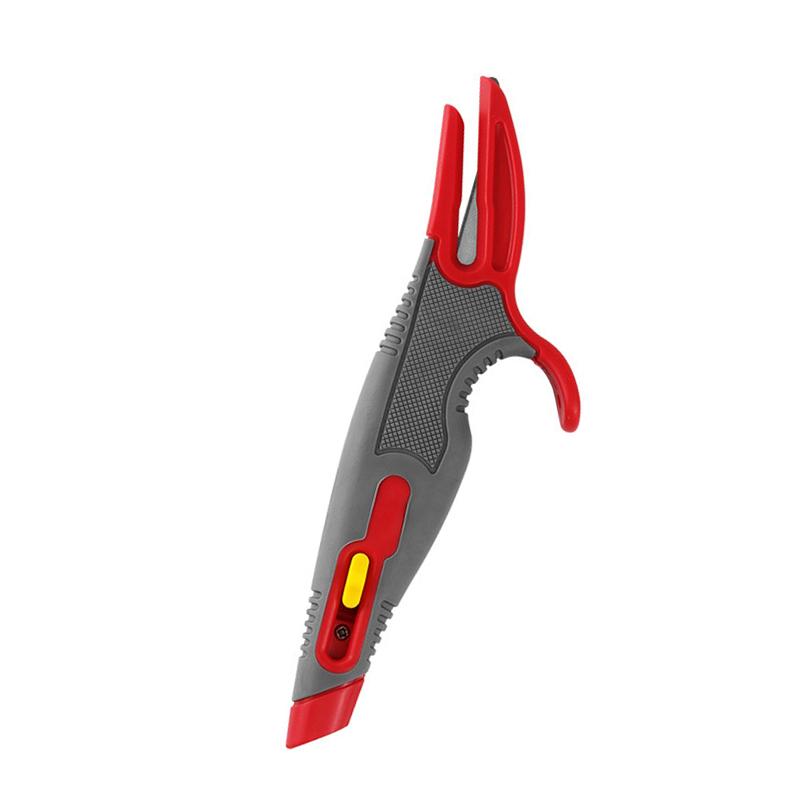 

Многофункциональный канцелярский нож с выдвижным лезвием, нож для распаковки, нож для обертывания, клей, защита от порезов, защита рук one size