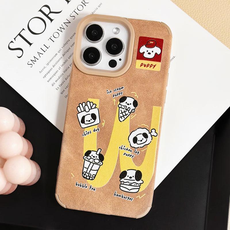 

iPhone Leather Case for 11Pro Max/12/13/14/15/16Pro - Cute Cartoon Design iPhone 13/14