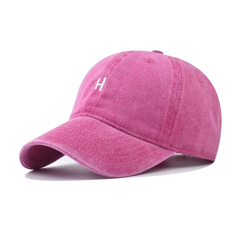Cotton personalized H embroidery baseball cap spring new personalized embroidery cap