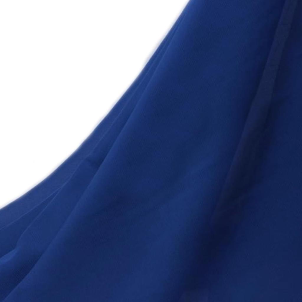 Stretch Chiffon 10 Colors 100D 150cm Low Solid Color [moonfarm] Fabric, Available, 1-Way, Wide, Stretch, Sheer, (Blue, 1m)