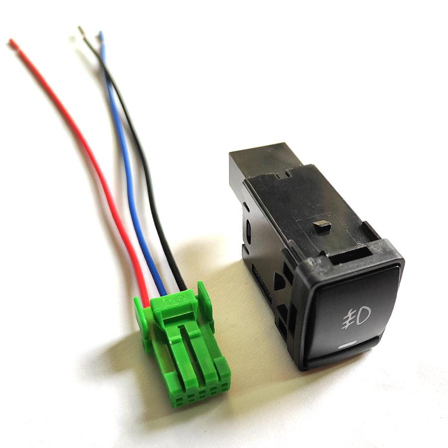 NHAUTP 1Pcs 3-Wires ON-OFF Front Fog Light Switch Button For Nissan X-Trail Qashqai J11 2013-2021 Elgrand Juke Leaf Sentra 12V Relays 5