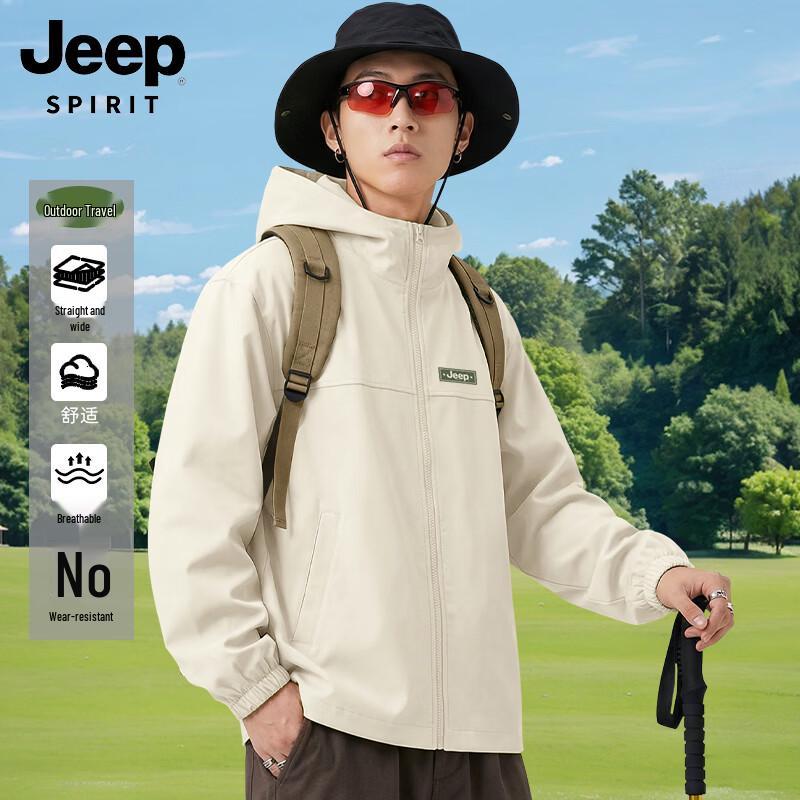 

JEEP SPIRIT Men s Outdoor Water-Repellent Casual Jacket M