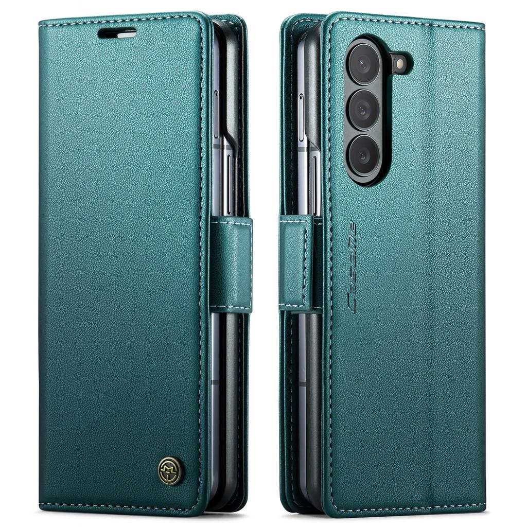 Business Wallet Cards Solt Leather Case for Samsung Galaxy Z FOLD 6 5 5G Fold5 ZFOLD5 Full Protection Bag Book Cover Flip Fundas